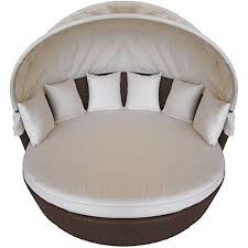 Wunderschone Sonneninsel Mit Klappbarem Sonnendach O166xh135cm Rattaninsel Liegeinsel Rattan Lounge Sonnenliege Gartenmuschel Gartenmobel Garte Terrazza Giardino