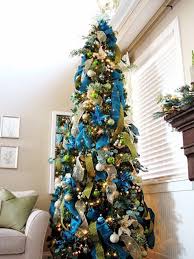 Turquoise Tree Peacock Christmas Tree Blue Christmas Tree Decorations Turquoise Christmas