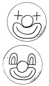 Clown Gesicht Vorlage Abc Buch Clown Gesichter Faschingsmasken Basteln Clown Basteln
