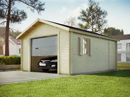 Decouvrez Le Magnifique Garage En Bois Toronto Avec Porte Sectionnelle Garage Bois Woodconstruction Woodengarage Garage Bois Porte Sectionnelle Garage