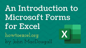 Microsoft forms, much like surveymonkey, allows you to create surveys in office 365, and either share them to authenticated users within your organization, or with anonymous respondents anywhere. An Introduction To Microsoft Forms For Excel How To Excel