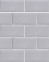 metro light grey wall tiles kitchen