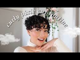 Wavy (wide waves) hair has wider waves. How To Style A Naturally Curly Pixie Cut My Curly Pixie Cut Routine 2c 3a Short Curly Hair Youtube