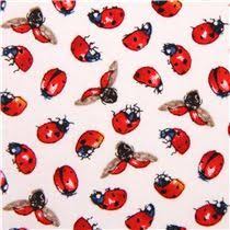 Black And Red Dot Ladybug White Ladybird Fabric Elizabeth S Studio From The Usa Ladybird Fabric Black And Red