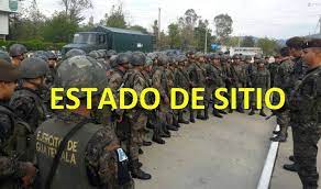 El carácter especial y, sobre todo, excepcional del estado de sitio origina un debate teórico dentro del derecho. Indigenas Y Campesinos Anuncian Resistencia Al Estado De Sitio En Guatemala Desinformemonos