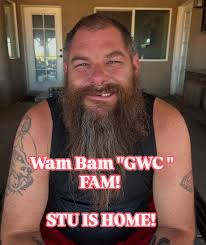 Stuart has been released from the hospital and is now home resting. He  sustained a serious head injury and was unconscious upon arrival at the ER.  His injuries include trauma to both