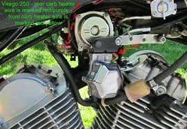 Each circuit displays a distinctive voltage condition. Virago 250 Carb Heaters Virago250street