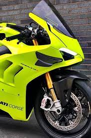 Ducati Panigale In Florescent Green Modifiedx Ducati Panigale Ducati Panigale
