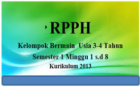 Rencana pelaksanaan pembelajaran mingguan rppm kelompok. Rpph Kelompok Bermain Usia 3 4 Tahun Semester 1 Minggu 1 S D 8 Mayfile