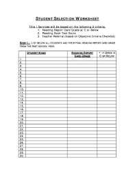 The form one selection list and second/waiting list will be out in. Knec Form One Selection Fill Online Printable Fillable Blank Pdffiller