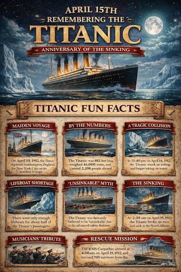 Remembering the sinking of the RMS Titanic