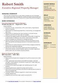 Look to the resume checklist below to investigate how regional sales, customer relationship management, and forecasting match up to employer job descriptions. Regional Property Manager Resume Samples Qwikresume