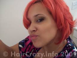 The first time around, leave any virgin hair untouched and process the dye for 20 minutes, and then paint your virgin hair and leave for another 10 minutes, to ensure a more even coverage. How To Get Bright Red Hair The Color Of Hot Pink Hair Forums Haircrazy Com