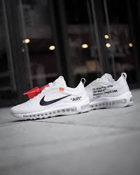 Nike Air Max 97 Black Mens Outfit Off White X Nike Air Max 97 Nike Air Max 97 Sneakers Fashion Sneakers