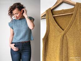 Lots of knitted lace patterns from simple to complex. Delicate Tops And Blouses With Free Knitting Patterns