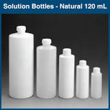 LiquiDose Solution Bottles - 120 ml - 4 oz Natural (72 Bottles)