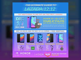 Collect the best store vouchers in advance to save money on 12.12! Honor Promos At The Lazada 12 12 Grand Year End Sale Technobaboy Com