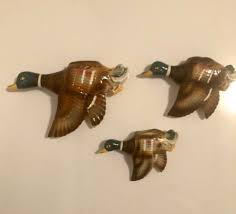 5 out of 5 stars. 3 Vintage Mallard Ducks Elbro Set Of3 Flying Ducks Wall Etsy Ceramic Wall Art Ceramic Wall Hanging Ceramic Wall