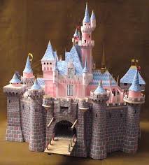 Magical Castle Paper Models Paper Modelz Paper Models Disney Crafts Disney Diy