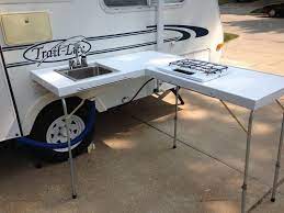 My Homemade Outdoor Galley Ver2 0 Outdoor Camping Kitchen Camper Kitchen Diy Camping