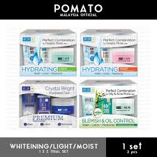 Hada labo gokujyun lotion for removing makeup. Hada Labo Premium Whitening Hydrating Blemish Oil Control 123 Trial Set Shopee Malaysia