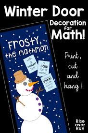 Math Door Decoration Math Door Decorations Winter Classroom Door Christmas Classroom Door