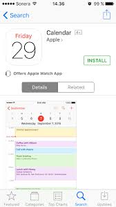 I Can T Get Calendar App From The Ios App Store Ask Different