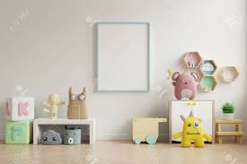 5 people have this in their cart. Mock Up Poster Frame In Children Room Kids Room Nursery Mockup White Stock Photo Picture And Royalty Free Image Image 151465904