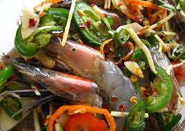 #marinated #shrimp #asmr #mukbang guys, i won't challenge you with food again. Chef Jang Marinated Shrimp Sweet And Spicy Shrimps Recipe Allrecipes Drain And Place Shrimp On Individual Slices Of Cucumbers Then Place This On The Melba Rounds And Top With Dabs