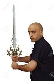 幻想的な剣を持つ男の写真素材・画像素材 Image 645200
