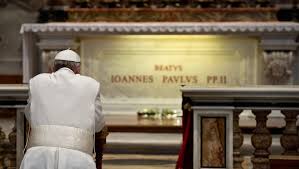Francis marks anniversary of John Paul II death