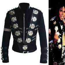 Mj costumes provide the highest quality and most accurate michael jackson fancy dress costumes on the internet. Best Mj Michael Jackson Bad Tour Punk Classic Badges Black Jacket Outwear Ebay