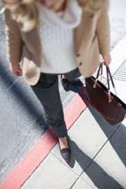 2 button, 2 lower flap pockets and breast welt. 8 Camel Hair Blazer Grey Wool Pleated Pants Cropped Cableknit Turtleneck Sweater Everlane Modern Point Flats Burgundy Henri Bendel Tote Work Wear Style Professional Office Fashion Blog Memorandum Nyc Fashion
