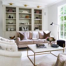 Made in usa 22x22 printed velvet marble pillow $29.99 $15.00. Blush Pink Velvet Sofa With Brass And Marble Coffee Table Transitional Living Room