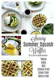 Savory Summer Squash Waffles Recipe Healthy Cooking Breakfast Brunch Recipes Waffles