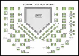 Seating Chart Kearney Community Theatre