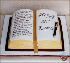 This is small hobbit book cake for my cousin's sons 9th birthday. Book Birthday Cakes