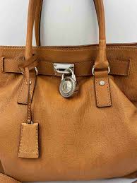 Bolsa Michael Kors Hamilton Tote Caramelo