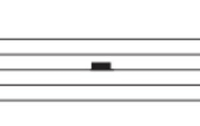 The symbol for a half rest is small black rectangle sitting on the 3rd line up of the stave: Guide To Musical Rests 8 Types Of Rests In Sheet Music 2021 Masterclass
