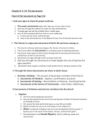 Chapter 8 9 10 The Sacraments And Love The Seven Sacraments