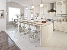 The tile industry recommendation for these porcelain plank. Good Design Makes Small Kitchens Look Larger
