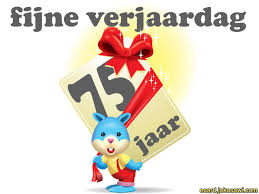 Jakosawi E Cards 75 Jaar Kado Kaart