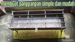 Panggangan gas ini bahkan tidak mengambil seluruh sudut meja. Cara Membuat Panggangan Besi Mudah Dan Cepat Youtube