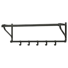 Portis Etagere Patere Noir Magasinez Chez Ikea Ikea Hat Rack Ikea Cleaning Clothes