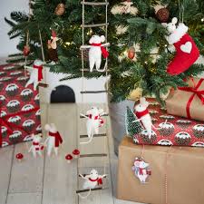 Well you're in luck, because here they come. Mouse With Christmas Tree Felt Decoration