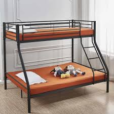 Lit superposé abc 3 places en bois massif. Lit Superpose 3 Personnes En Metal Noir 90 X 190 Cm Et 140 X 190 Cm Trinity Cdiscount Maison