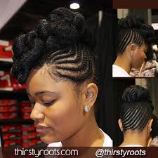 If you do not own natural straight hair, you can straighten it. Natural Braided Updo Hairstyles For Black Hair Hair Style 2020
