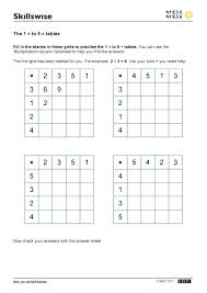 6 7 8 9 Multiplication Worksheets Times Table Worksheet