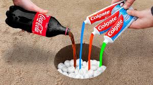 Coca Cola Mentos And Toothpaste Underground Youtube