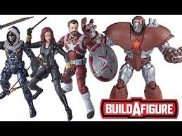 Marvel legends avengers endgame hawkeye & black widow kitbash switch. Marvel Legends Taskmaster Black Widow Wave Crimson Dynamo Baf Comic Book Heroes Toys Hobbies